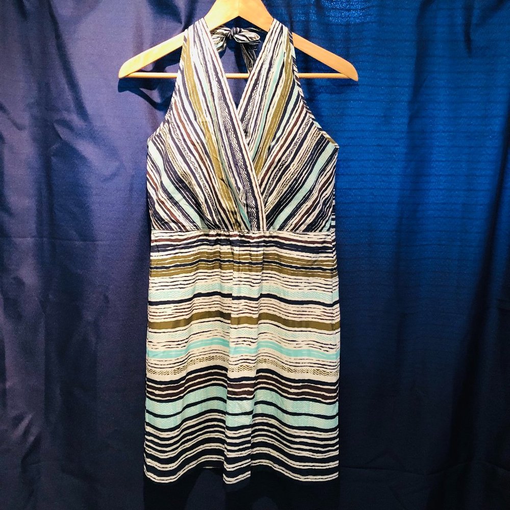 ATHLETA | Halter Dress | 10 | Aqua